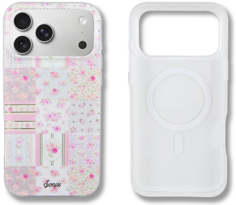 Sonix Case for iPhone 17 Pro Max | Compatible with MagSafe | 10ft Drop Tested | Patchwork Cottage - Image 1