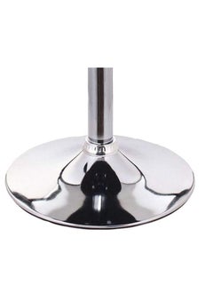 CRAFTSPEN CRAFTSPEN Makeup Vanity Stool ChairRound Tufted Swivel Adjustable Makeup Vanity Seat Stool with Chromed Metal Base for Living RoomKitchenOffice Red  - Image 5