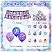 LHDUOFA Crystal Party Supplies Crystal Birthday Party Decorations Includes Crystal Happy Birthday Banner Cake Topper Cupcake Toppers Balloons for Crystal Diamond Birthday Party Geology Decorations - Image 4