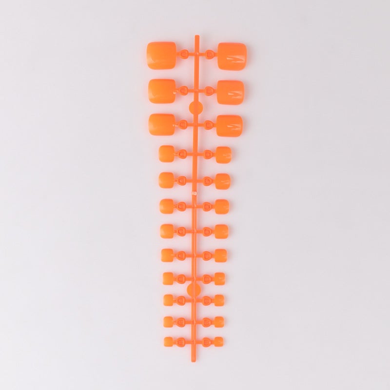 Toenail Bar Ins Style Solid Color Patch Toenail Unsealed Fake Nail Press On Toe Nails - Image 1