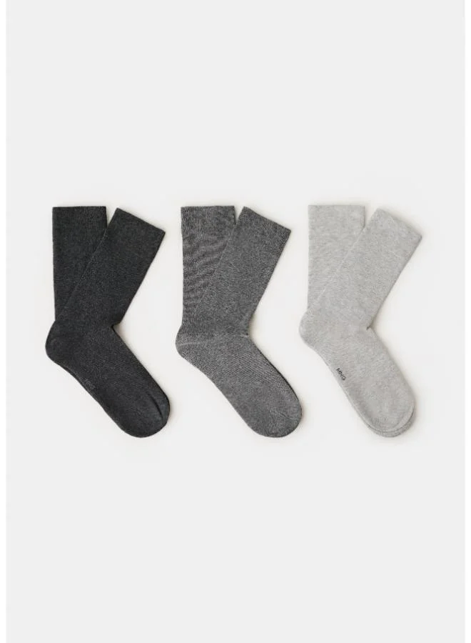 Pack of 3 cotton socks
