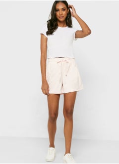 Drawstring Detail Mini Shorts