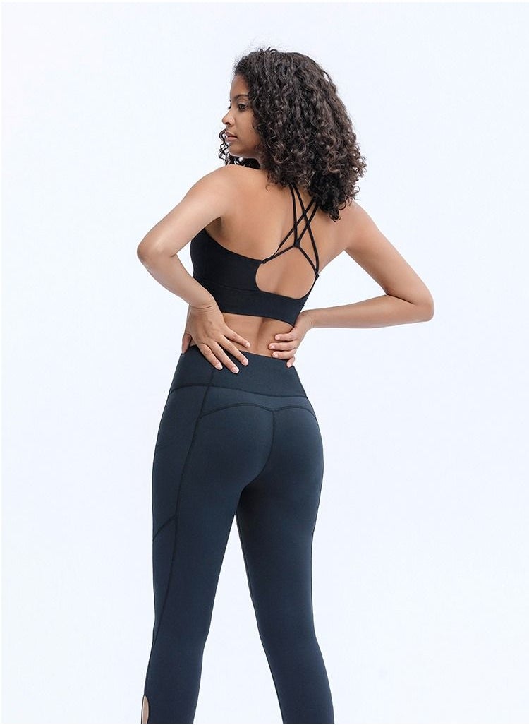 Loquat - Yoga Exercise Fitness Running Bra - Image 1