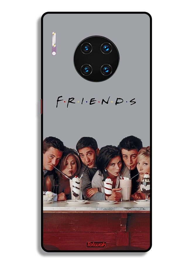 Tolwak Huawei Mate 30 Pro 5G Protective Case Cover F R I E N D S - Image 2