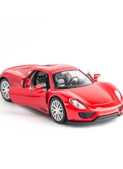 Rmz City Porsche 918 Spyder Red 1/36 Diecast Scale Model Car
