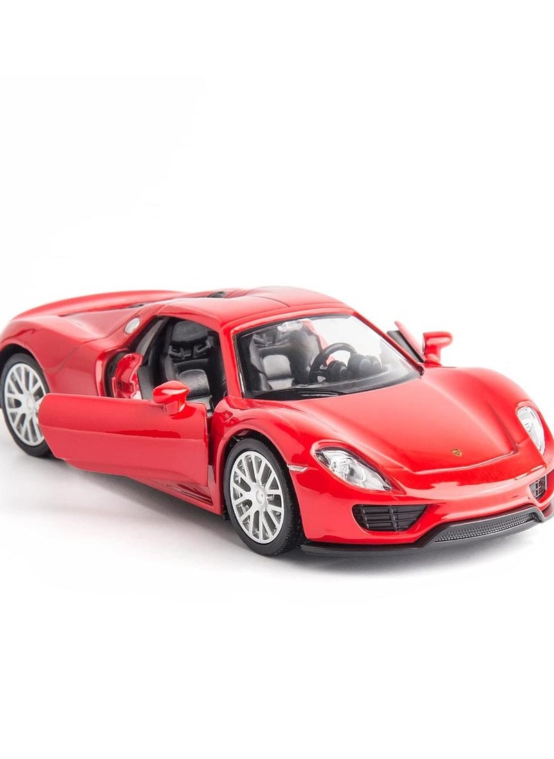 Generic - Rmz City Porsche 918 Spyder Red 1/36 Diecast Scale Model Car - Image 1