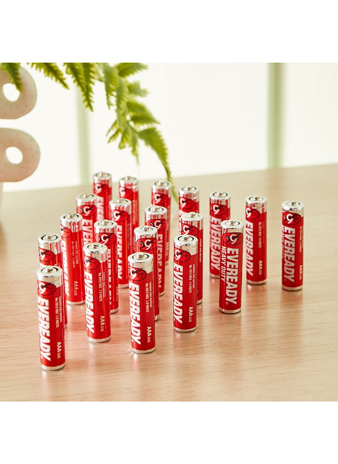 Eveready - Heavy Duty 20-Piece AAA Battery Set 12 x 18 x 11 cm - Image 1