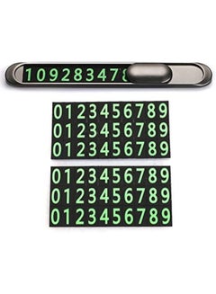 Targa Parcheggio Auto Con Numero Di Telefono - Design Luminoso E Adesivo Senza Tracce Per Dashboard