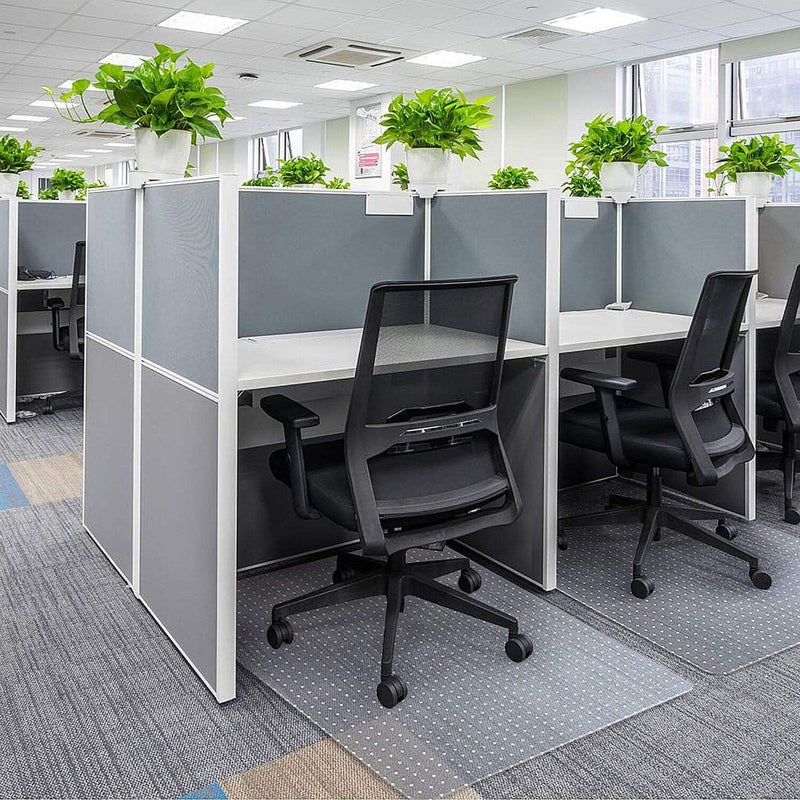 Azadx Office Chair Mat for Carpet Desk Chair Mat for Carpeted Floors Large Floor Mat for Office Chair on Low, Standard and No Pile Carpeted Floors Durable Carpet Protector Mat (45x 53'' Rectangle) - Image 2