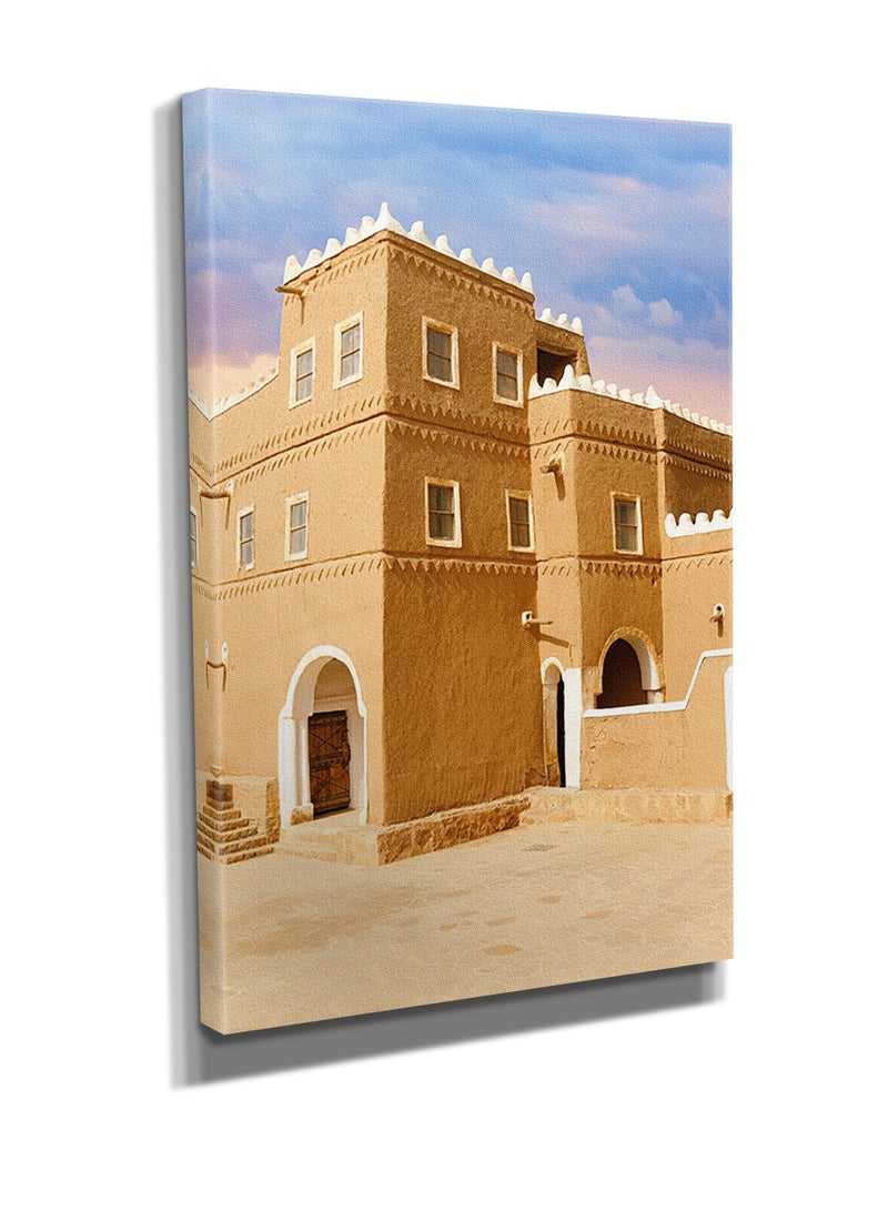 مودكلاس لوحة جدارية كانفس بتصميم تراثي - Image 2