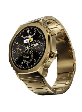 Fire-Boltt Onyx- 36.3mm AMOLED Always On Display Smart Watch, 466 * 466 High Resolution, Bluetooth Calling, Steel Design, IP67, 4GB Storage, 300+ Sports Modes, 130+ Watch Faces (Gold) - pzsku/Z0BE375C5BCE215DF92F2Z/45/_/1737806505/81729604-3afa-406e-bc0e-5acc6c3a2f1d
