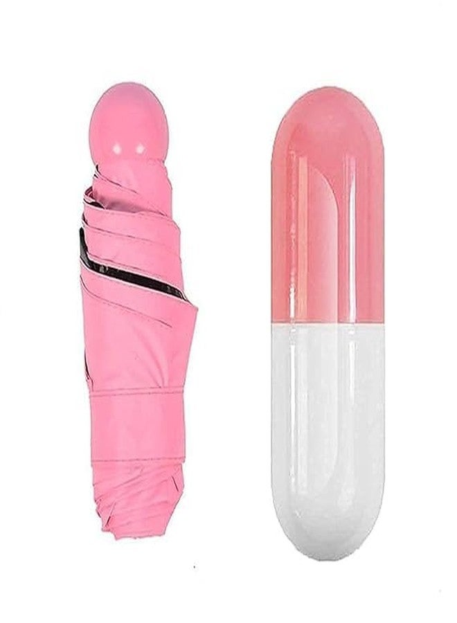 zefran UV Protection tablet umbrella capsule umbrella For Rain Windproof & Sun Protection Features, Folding Compact Capsule Case For Men, Women, children (Multicolor) - Image 4