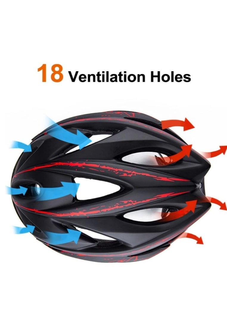 OASIS-TH Bike Helmet for Men Women, Detachable Magnetic Goggle Visor Bicycle Road Mountain Cycling Helmet, Adjustable Size  - Image 4