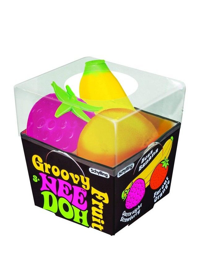 Schylling Nee Doh Groovy Fruit Novelty Toy (Gfnd)  - Image 3