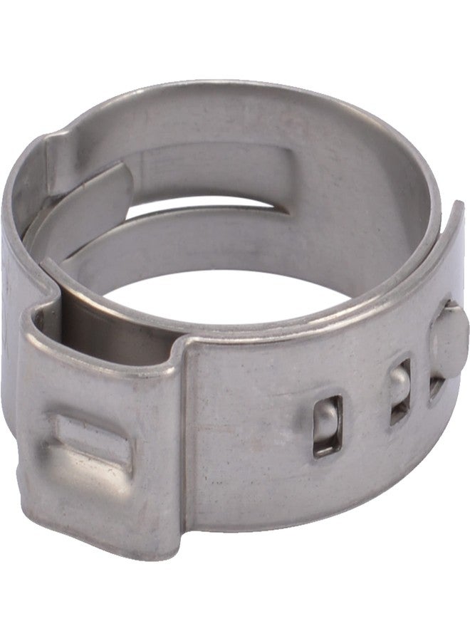 SharkBite 3/4 Inch Clamp Ring, Pack of 100, Stainless Steel Plumbing Fitting, PEX Pipe, PE-RT, UC955CP100 - Image 1