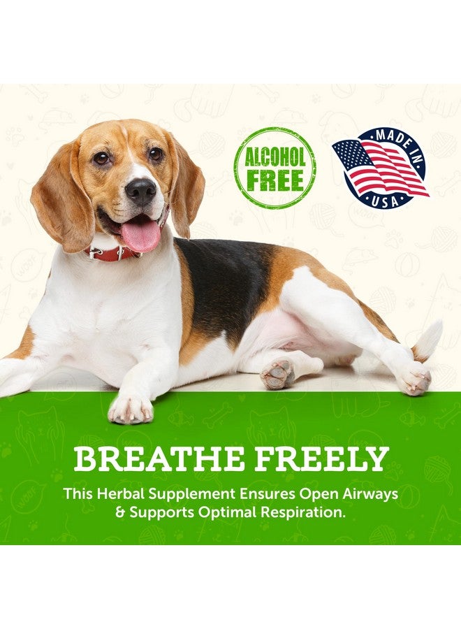 Animal Essentials Breathe EZ for Dogs & Cats - Pet Respiratory Support Supplement, Clear & Easy Breathing, Healthy Respiration, Herbal Formula - 2 Fl Oz - Image 5