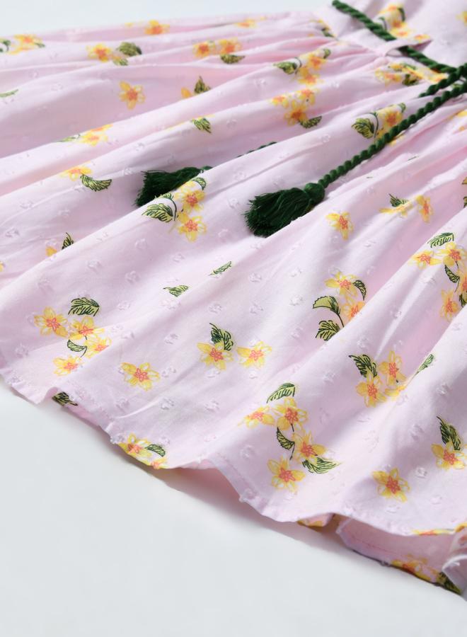 BELLA MODA Floral Crochet Dress - Image 4