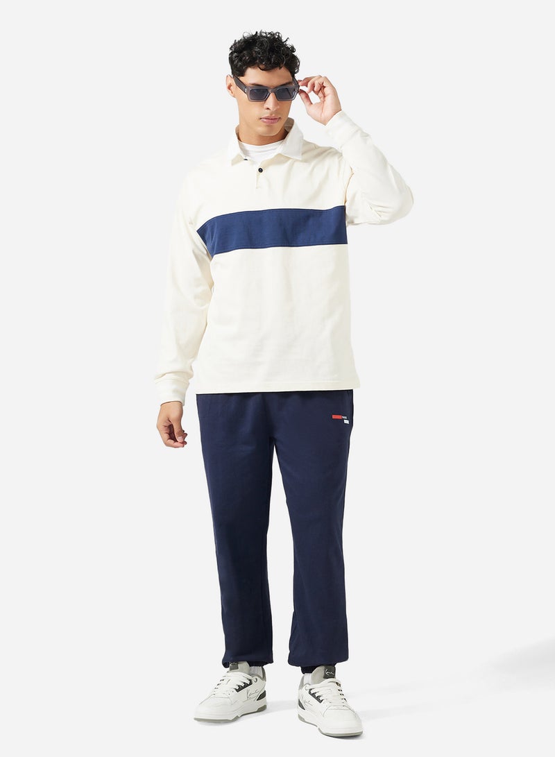 Seventy Five Basics Text Print Elastic Hem Joggers - Image 2