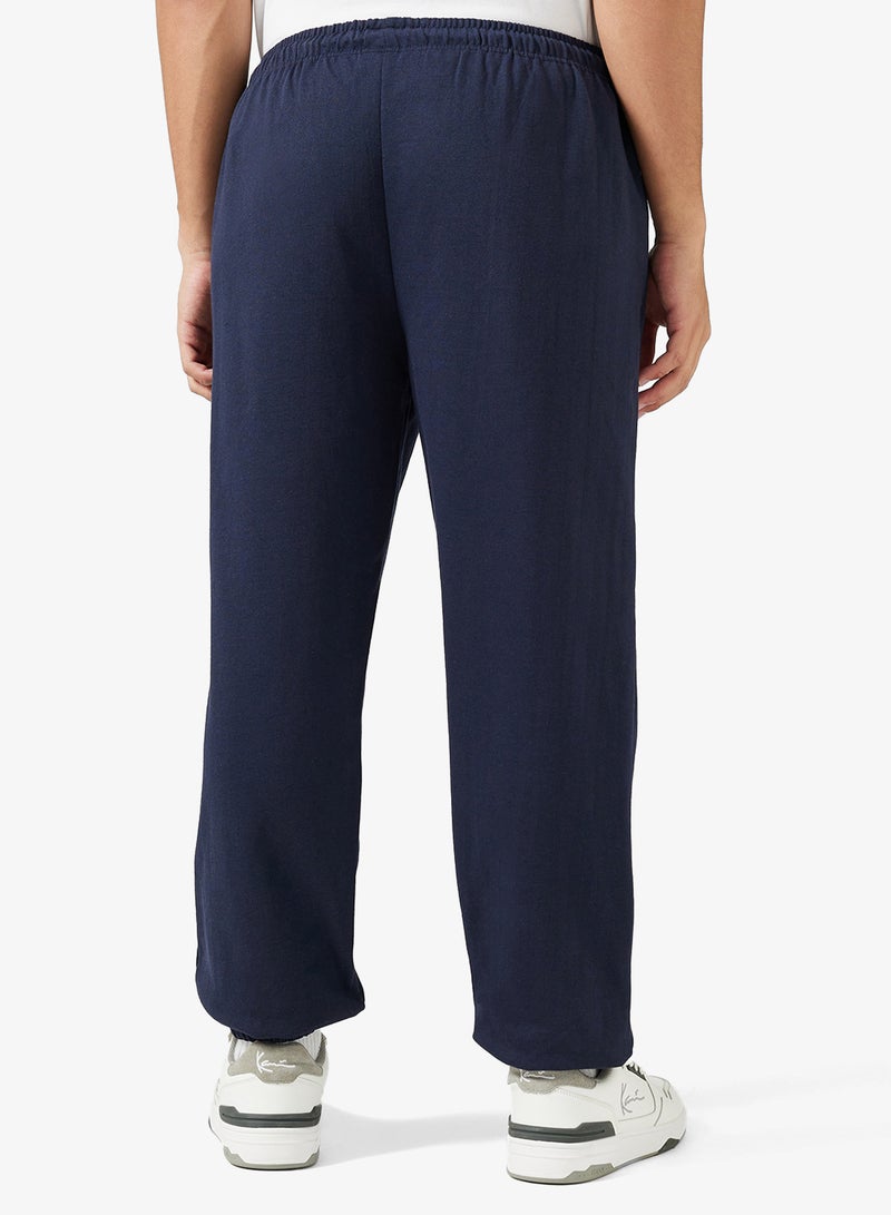 Seventy Five Basics Text Print Elastic Hem Joggers - Image 3