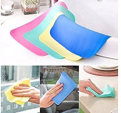 Supper Smart Magic Drying Towel Reusable Water Absorbent Multipurpose Cleaning Cloth for Kitchen Glass Windows Cleaning Make up Pack of 3 Multicolour - Image 5