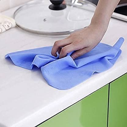 Supper Smart Magic Drying Towel Reusable Water Absorbent Multipurpose Cleaning Cloth for Kitchen Glass Windows Cleaning Make up Pack of 3 Multicolour - Image 4