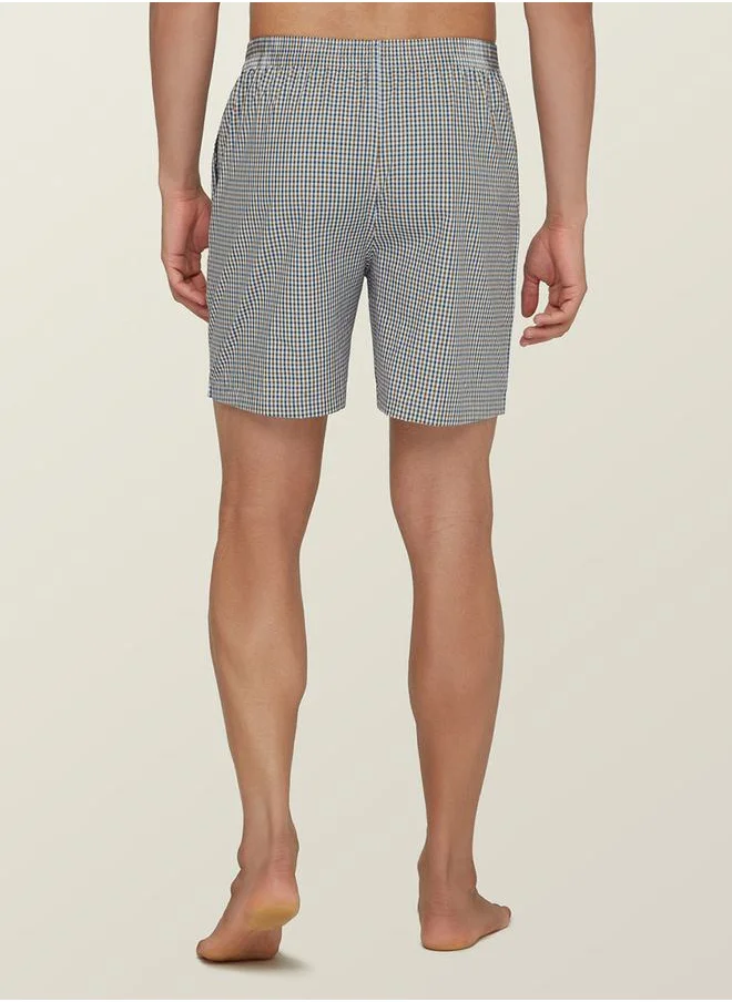 اكس واي اكس اكس Cotton Boxer Shorts with Elasticated Waistband by Styli
