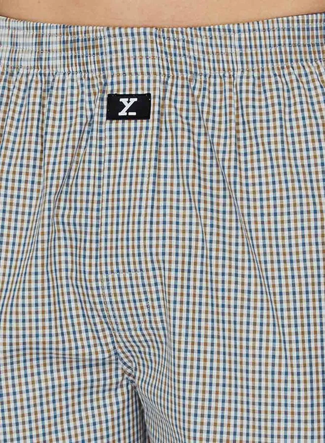 XYXX Cotton Boxer Shorts with Elasticated Waistband by Styli