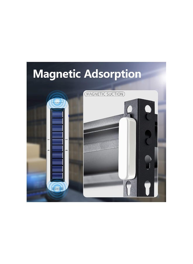 Solar Rechargeable Camping Lantern Magnet Adsorption 4800Mah Power Bank 1500 Lumens 4 Light Modes Led Lantern For Car Home Outage Hiking Fishing Storms Backpacking Emergencies(White × 1Pcs) - Image 5