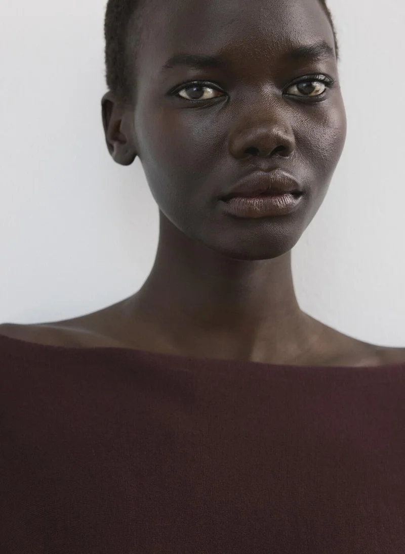 MANGO  Asymmetrical knitted cape for Women | Best Price UAE