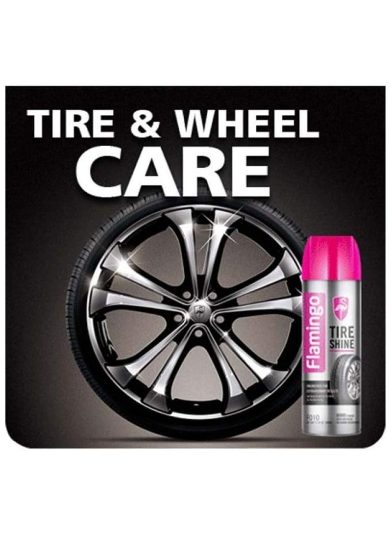 Flamingo Tire Shine Spray 500 ML - Image 4