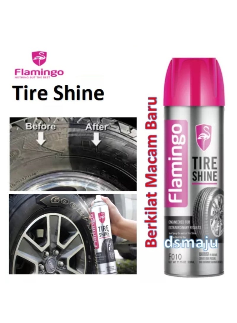 Flamingo Tire Shine Spray 500 ML - Image 2