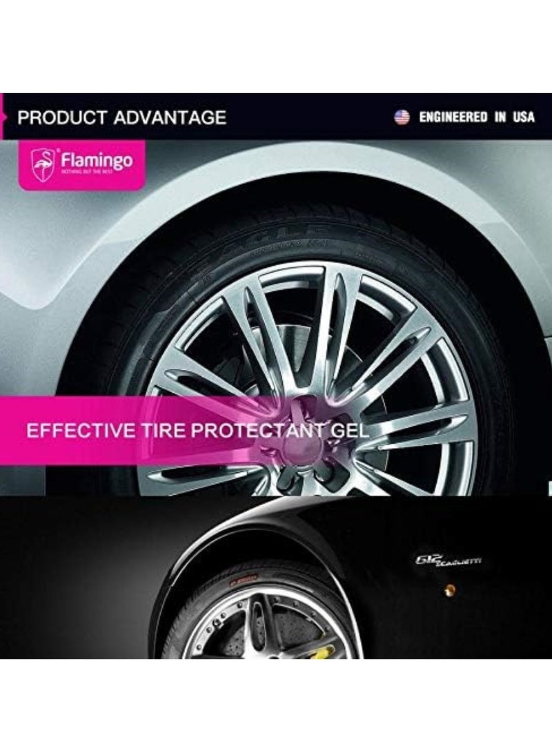 Flamingo Tire Shine Spray 500 ML - Image 3