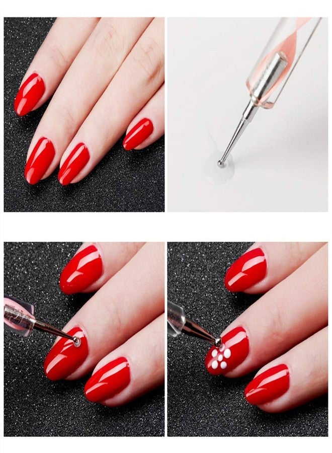 EDO MAC Multicolor 5 pieces Nail Art Dotting Marbleizing Tool Pen for Nail Decoration Stamping(NS-Doting Pen) - Image 5