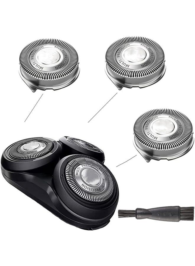 Suleto SH50/52 Replacement Heads Fit Philips Series 5000 Shavers, SH50 Electric Blades Compatible Phillips Shaver Series 5000 (S5xxx), AquaTouch (S5xxx), PowerTouch (PT8xx, PT7xx), 3-Pack, 3 Count - Image 1