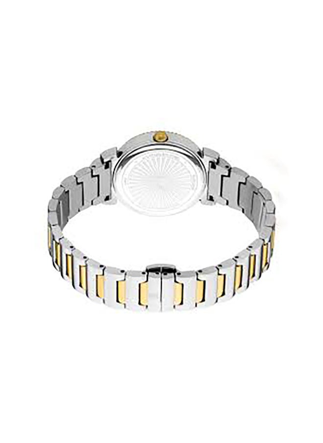 roberto cavalli ساعة يد نسائية أنالوج من الفولاذ المقاوم للصدأ RC5L039M1095 SET - 25.5 مم  - Image 2