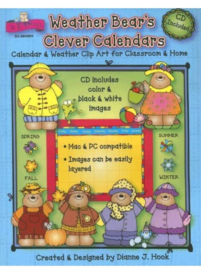 Weather Bear's Clever Calendars: Calendar & Weather Clip Art for Classroom & Home