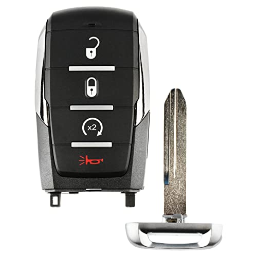 KeylessOption Keyless Entry Remote Start Car Key Fob 4btn For Ram (OHT-4882056) - Image 1