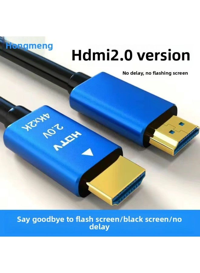 HDMI Line 8K Hd Line Set-top Box TV Hd Line Computer Line Computer Monitor Projector Monitoring Line 4K-Color:Version 2.0 True 4k 【hdmi Cable】-Line Length:5m