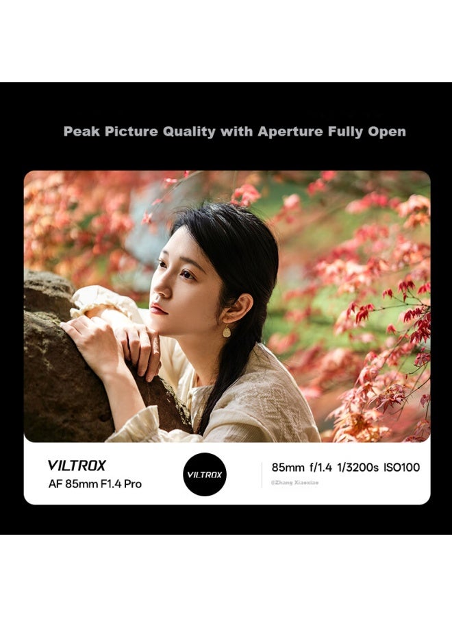 Viltrox Af 85mm F1.4 Pro Fe Sony Full-frame Auto Focus Large Aperture Medium Telephoto Prime Portrait Lens, Compatible With A7m4 A7c2 Mirrorless And Dslr Cameras - Image 5