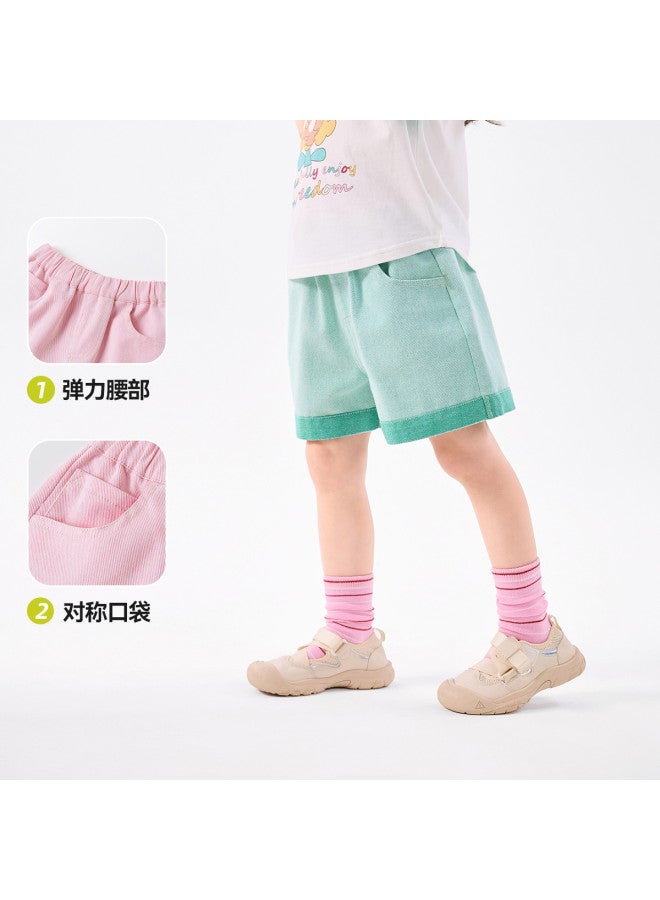 Doodle Home girls' Shorts Summer Cute Toddler Sports Pants Baby Casual Trousers - Image 3