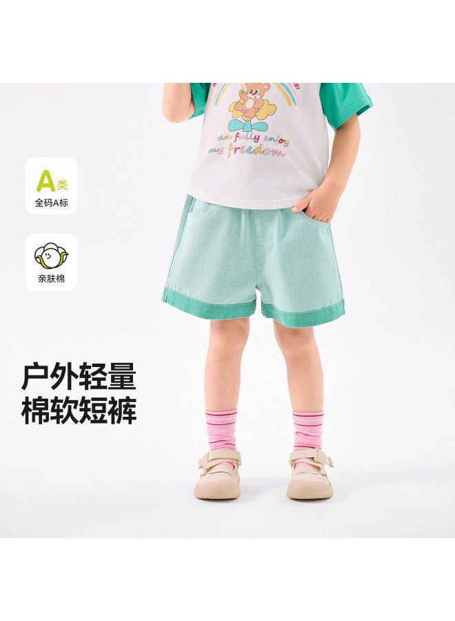 Doodle Home girls' Shorts Summer Cute Toddler Sports Pants Baby Casual Trousers - Image 2