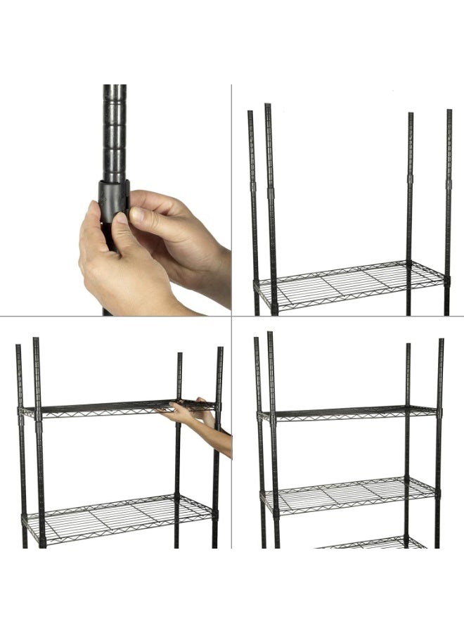 Wire Shelf Clips - 50Pack Wire Shelving Shelf Lock Clips for 1" Post Shelvings - Image 2