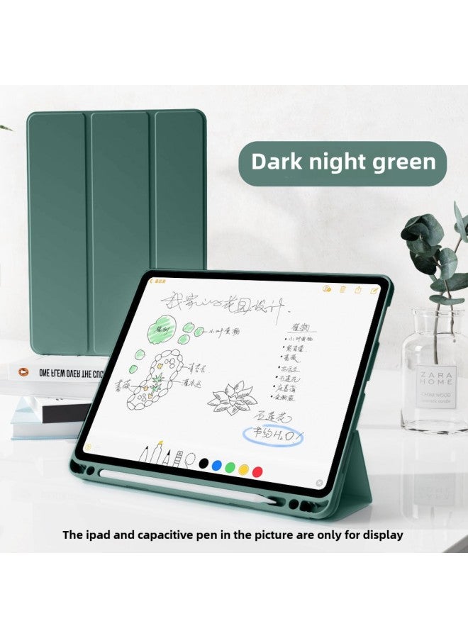 Suitable For Apple 2021 9th Generation IPad8 With Pen Slot Protective Case Pro10.9 Inch Jacket Case Tri-fold Protection-Color: Pen Slot-Applicable Model:air1/2 】 - Image 1