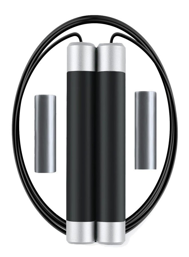 ongfuwu Jump Rope, 3/2 lb Weighted Jump Rope for Fitness Men and Women, Adjustable Jump Rope, Non-Slip Grip Steel Wire Skipping Ropes for Adult and Children, Athletic Fitness Exercise Jumping Rope - Image 1