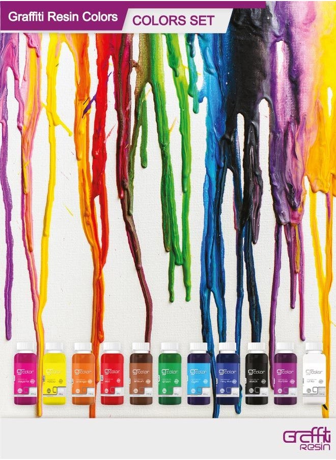 Graffiti Resin Graffiti Resin Color White 100ml  - Image 4