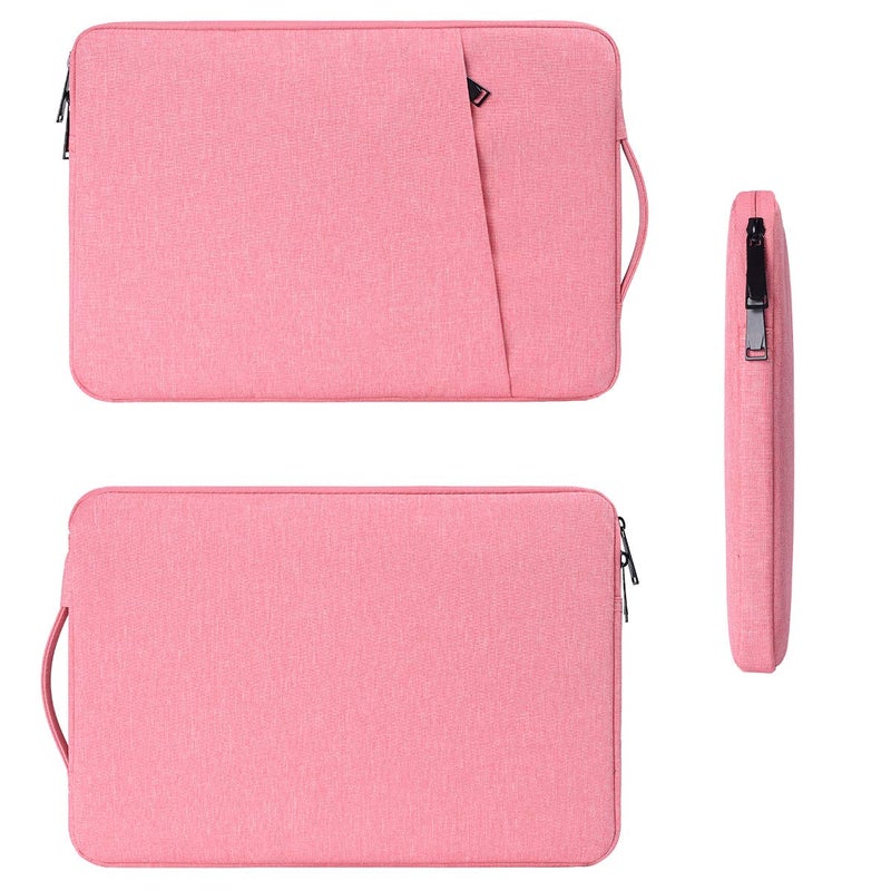 iKammo حقيبة لابتوب مقاس 13.3 بوصة لجهاز HP Envy 13/Pavilion 13/EliteBook 830/Spectre x360، ASUS ZenBook 13، Dell Inspiron 13 7000/Dell XPS 13/Lenovo Yoga 730 13.3/LG Gram 13 (وردي) - Image 2