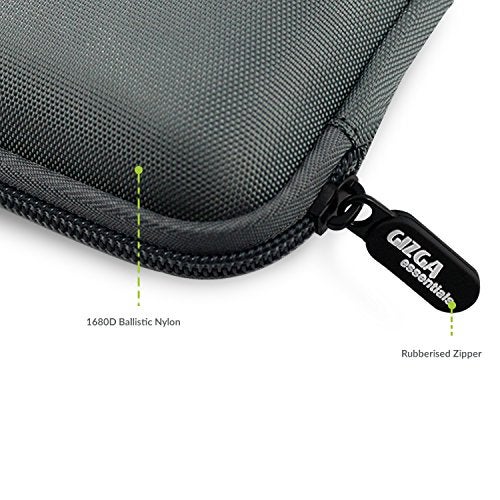 Gizga Essentials External Hard Drive Case for 2.5-Inch Hard Drive - Double Padded (Gray) - Image 4