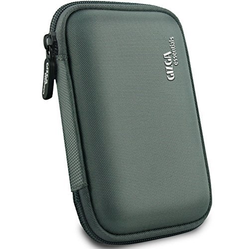 Gizga Essentials External Hard Drive Case for 2.5-Inch Hard Drive - Double Padded (Gray) - Image 1