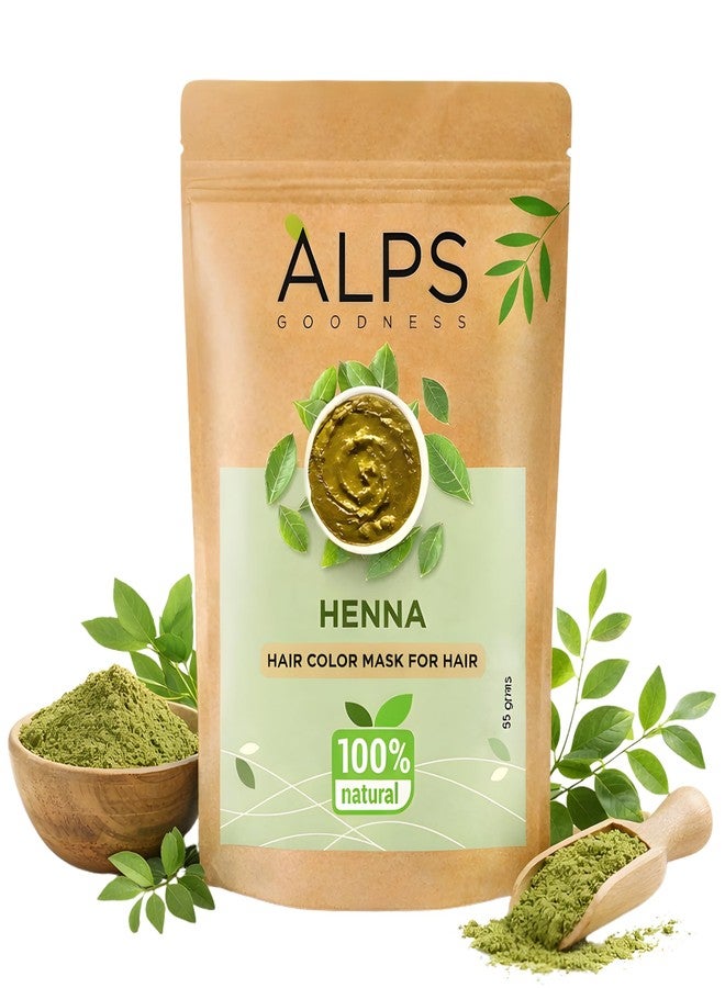 Alps Goodness Henna Hair Color Powder | 100% Natural Powder for Conditioning & Shine | Helps Enhance Natural Hair Tone | Smoothens & Softens Hair | For All Hair Types | 8.82 Oz (250g) - Image 1