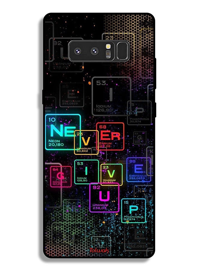 Tolwak - Samsung Galaxy Note 8 Protective Case Cover Never Give Up Art - Image 1